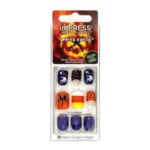 Kiss Impress Press-on Manicure Limited Edition Halloween 30 Nails - Scare Night